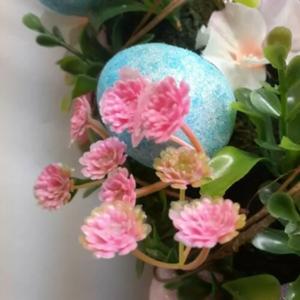 Pastel Glitter Easter Egg Topiary Tree 12